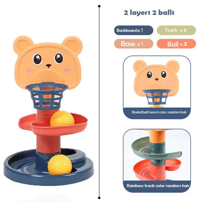 Baby Track Rolling Ball Mental Sliding Ball Tower  | REBORN WONDERS