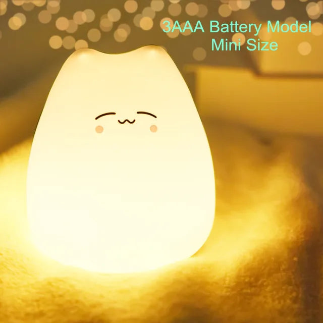 Adorable Cat Night Light for Baby’s Room | REBORN WONDERS