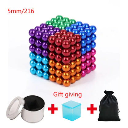 Magnetic Ball Toys Metal  | REBORN WONDERS