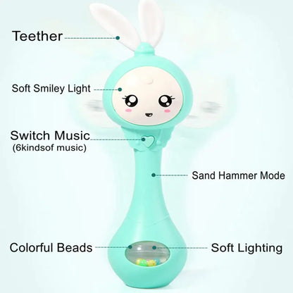 Baby Music Flashing Rattle  | REBORN WONDERS