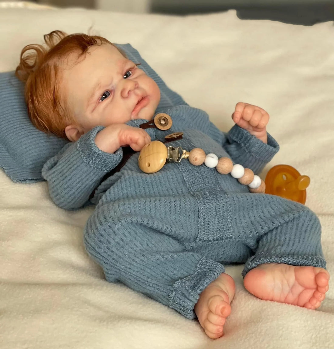 Cuddly Reborn Baby Dolls 17 Inch Realistic Newborn Cloth Body Realistic Baby Doll Xmas Gift Set for Kids Age 3+