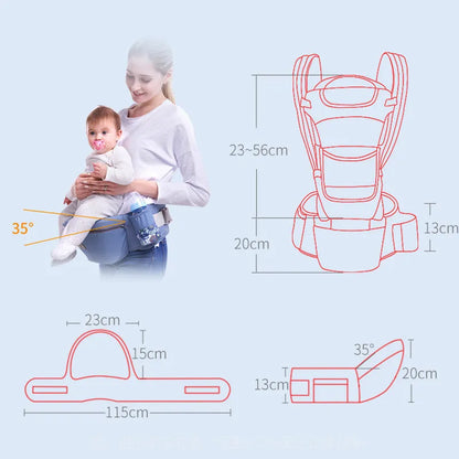 Baby Carrier Backpack with Lumbar Support | REBORN WONDERS