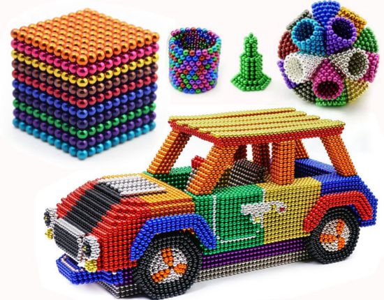 Magnetic Ball Toys Metal  | REBORN WONDERS