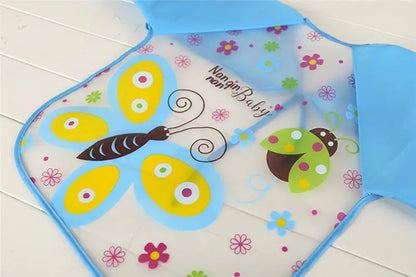 Waterproof Baby Bibs with Cartoon Prints | REBORN WONDERS