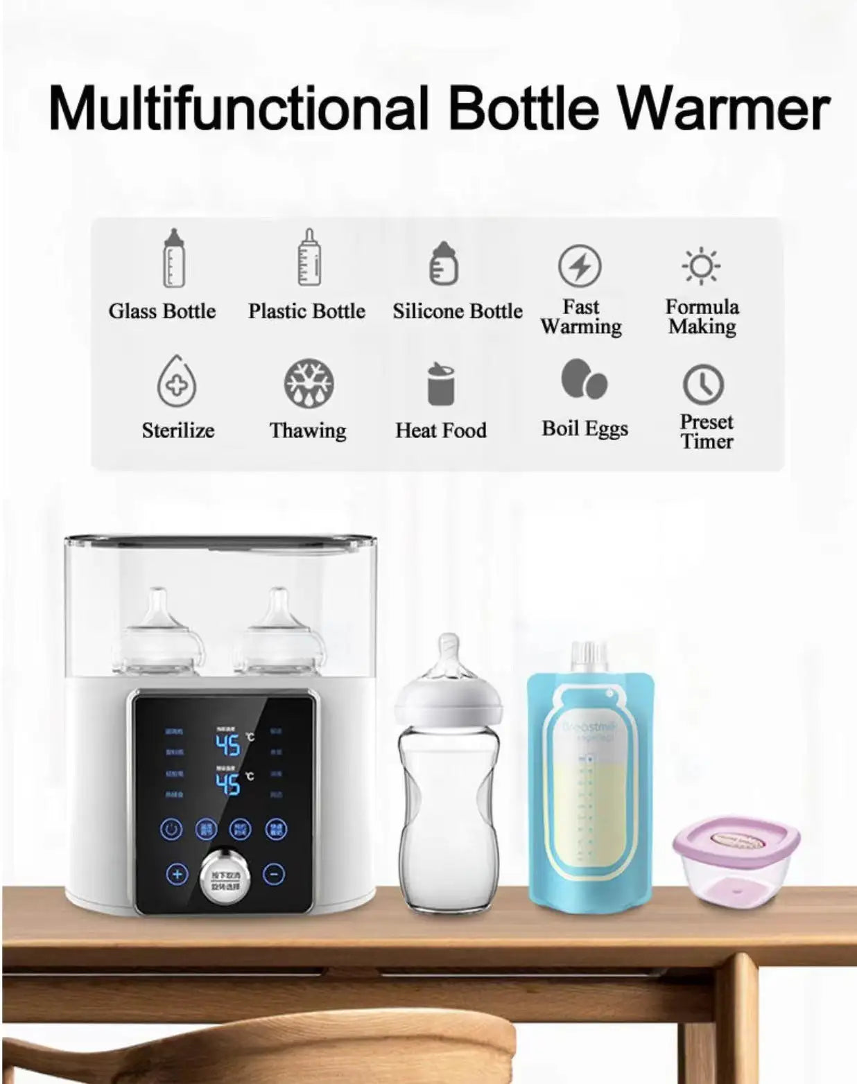 Portable Baby Milk Warmer – Ready Anytime | REBORN WONDERS