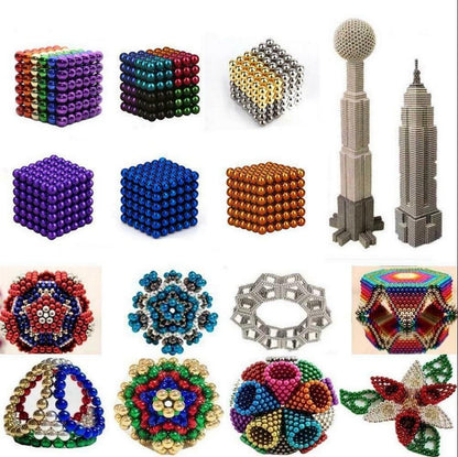 Magnetic Ball Toys Metal  | REBORN WONDERS