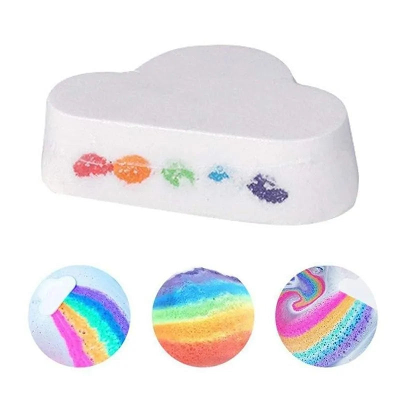 Gentle Rainbow Cloud Bath Bombs for Baby | REBORN WONDERS