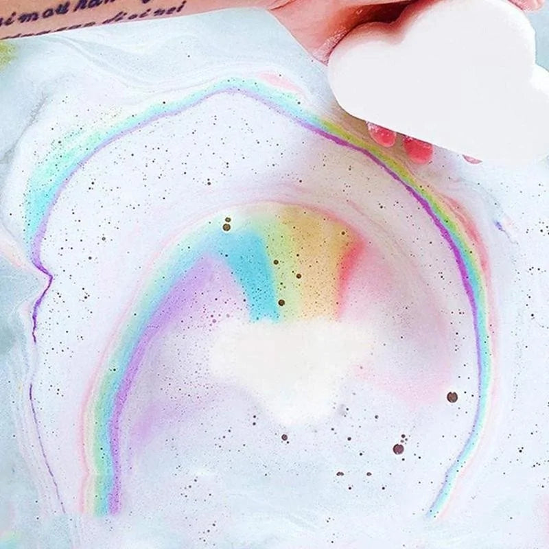 Gentle Rainbow Cloud Bath Bombs for Baby | REBORN WONDERS