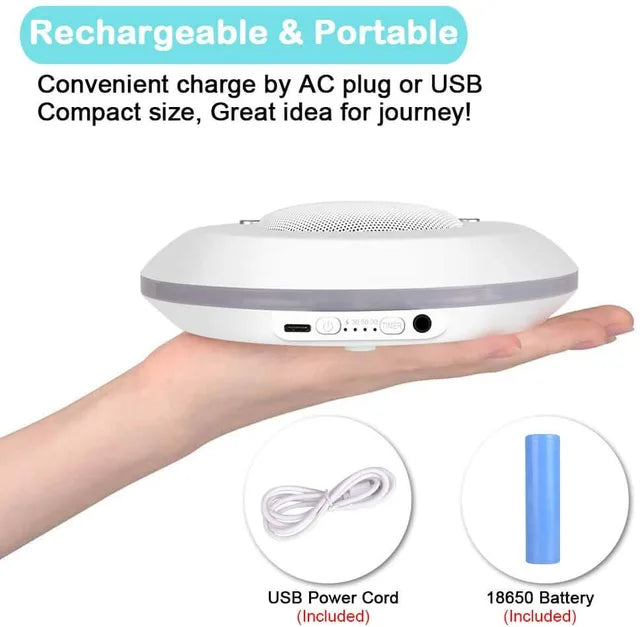 USB Rechargeable Baby White Noise Machine  | REBORN WONDERS