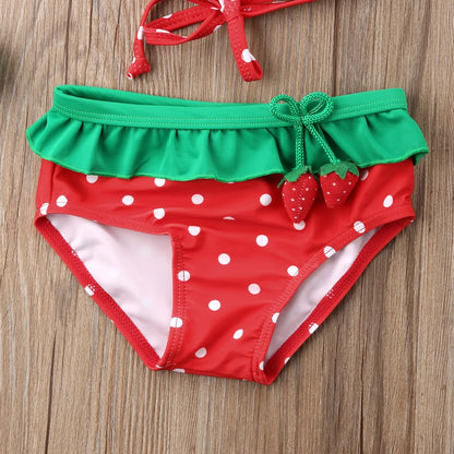 Strawberry Bikini for Baby Girl – Beach Ready | REBORN WONDERS