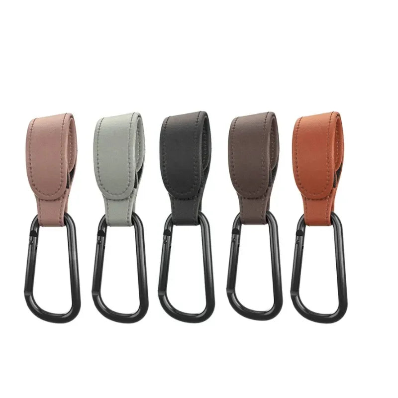 Sturdy PU Leather Stroller Hooks | REBORN WONDERS