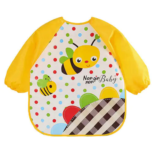 Waterproof Baby Bibs with Cartoon Prints | REBORN WONDERS