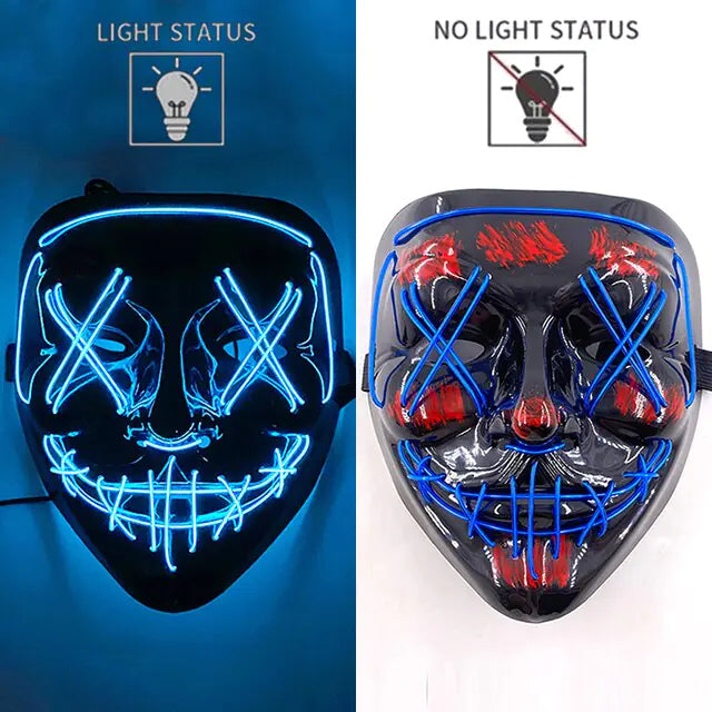 LED Light Up Bloody Rabbit Cosplay Mask  | REBORN WONDERS