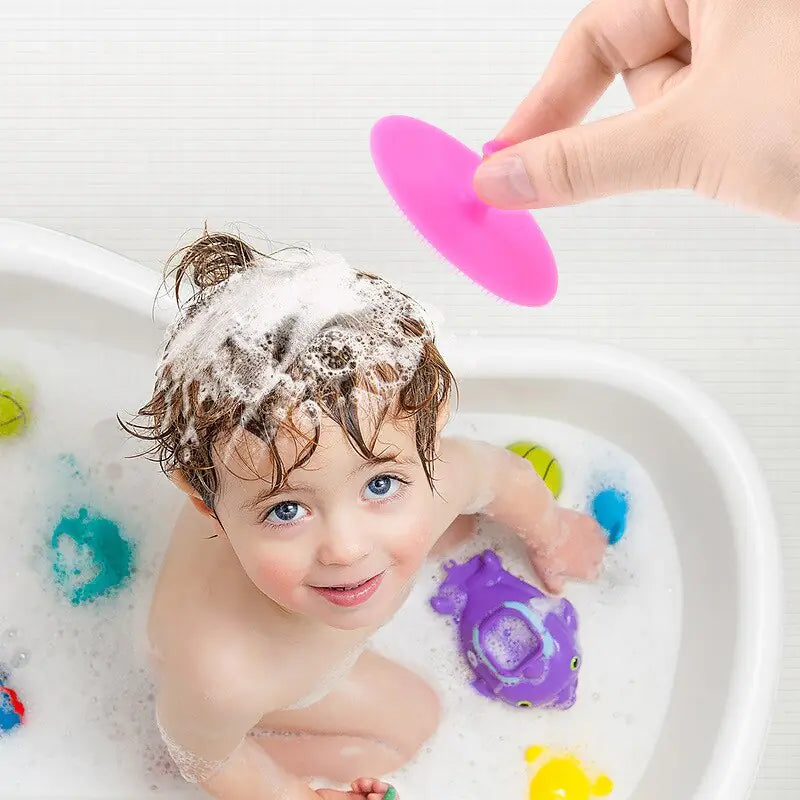 Silicone Baby Bath Brush – Gentle on Skin | REBORN WONDERS