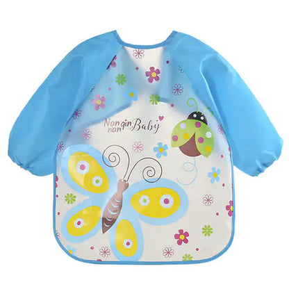 Waterproof Baby Bibs with Cartoon Prints | REBORN WONDERS