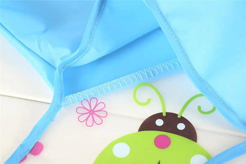 Waterproof Baby Bibs with Cartoon Prints | REBORN WONDERS