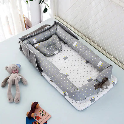 Foldable Cotton Baby Bed for On-the-Go Moms | REBORN WONDERS