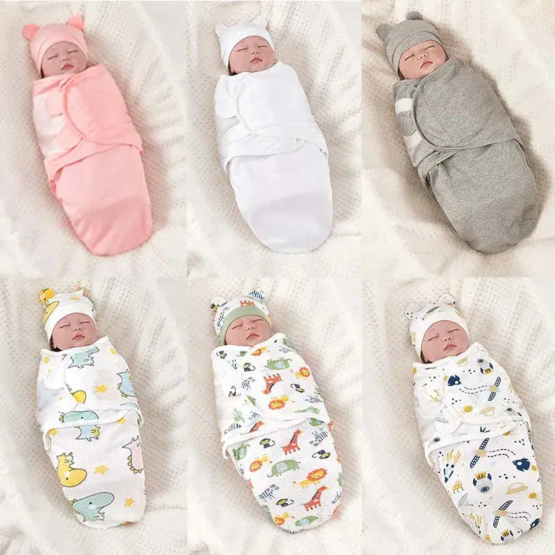 Swaddle Blanket &amp; Hat Set for Baby Comfort | REBORN WONDERS