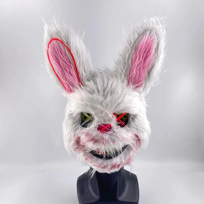 LED Light Up Bloody Rabbit Cosplay Mask  | REBORN WONDERS