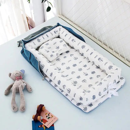 Foldable Cotton Baby Bed for On-the-Go Moms | REBORN WONDERS